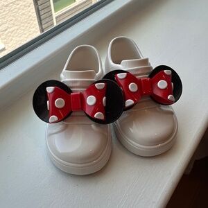 Mini Melissa white Minnie Mouse shoes 5